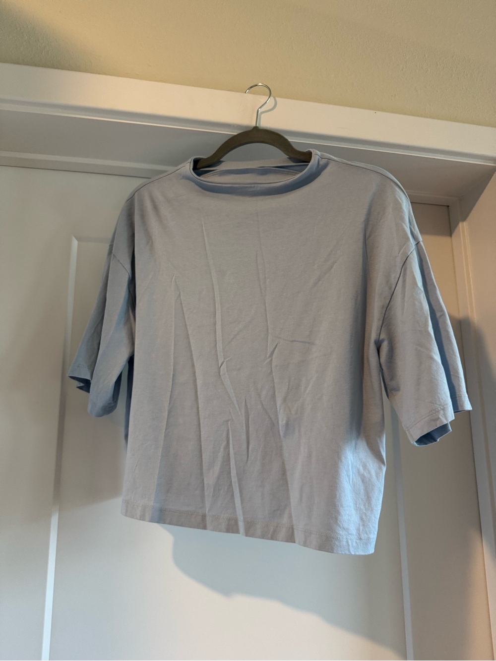 Abercrombie Mock Neck Short Sleeve Top